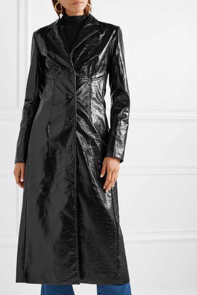 Beaufille Magna Cotton Blend Vinyl Trench Coat, $640 | NET-A-PORTER.COM ...