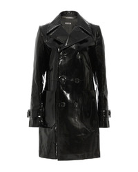 Bally Pantent Leather Double Breasted Coat