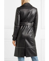 Helmut Lang Studded Leather Trench Coat