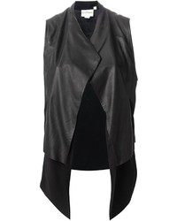DKNY Leather Waistcoat