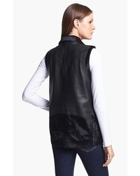 Veda Genuine Calf Hair Leather Vest