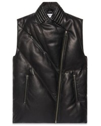 Helmut Lang Petal Leather Puff Vest