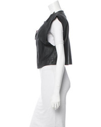IRO Leather Moto Vest