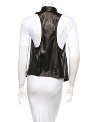 Diane von Furstenberg Leather Vest