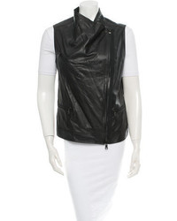 Robert Rodriguez Leather Vest W Tags