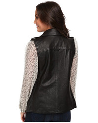 Lucky Brand Slouchy Leather Vest