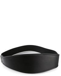 Black Leather Waist Belt