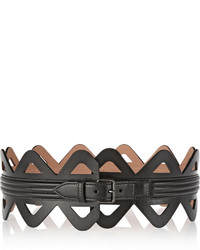 Alaia Alaa Cutout Leather Waist Belt