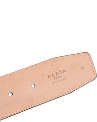 Alaia Alaa Quilted Leather Waist Belt