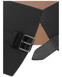 Alaia Alaa Textured Leather Waist Belt