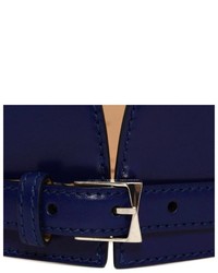 Alexander McQueen Bridle Leather High Waist Belt