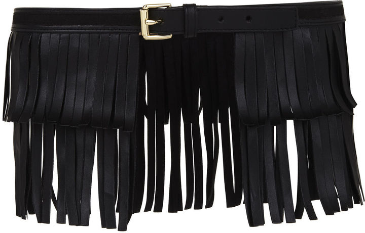 BCBGMAXAZRIA Fringe Waist Belt 78 BCBGMAXAZRIA Lookastic