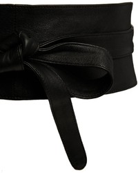 Asos Collection Leather Obi Waist Belt