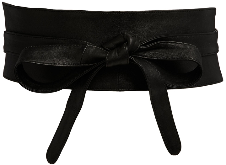 Asos Collection Leather Obi Waist Belt, $35, Asos