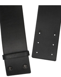 Lanvin Crystal Embellished Leather Waist Belt