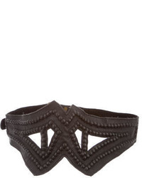 Antik Batik Cutout Leather Waist Belt