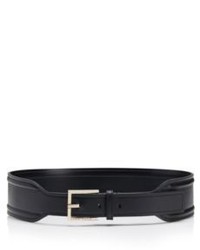 Hugo Boss Elma Leather Waist Belt M Black