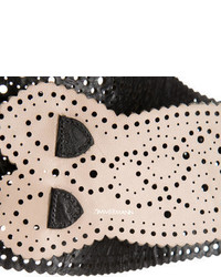 Zimmermann Lasercut Embossed Leather Waist Belt