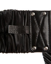 Miu Miu Leather Waist Belt