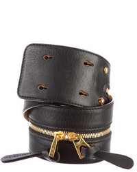 Barbara Bui Leather Zipper Belt