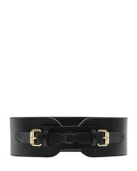 McQ by Alexander McQueen High Waisted Faux Leather Belt