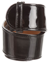 Alexander McQueen Patent Leather Waist Belt