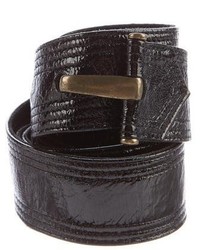 Dries Van Noten Patent Leather Waist Belt