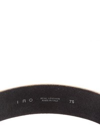 IRO Textured Leather Waist Belt W Tags