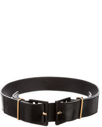 Saint Laurent Yves Patent Leather Waist Belt
