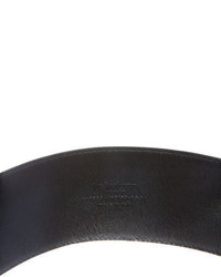 Saint Laurent Yves Patent Leather Wide Waist Belt