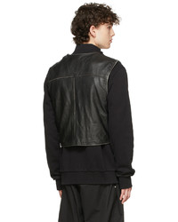 Han Kjobenhavn Black Leather Vest