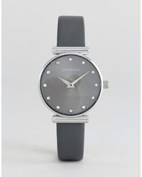 Sekonda 2470 Leather Watch In Black