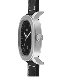 Edwin Anderson Leather Strap Watch 44mm