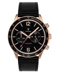 Vincero Apex Chronograph Leather Watch