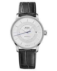 MIDO Baroncelli Signature Automatic Leather Watch
