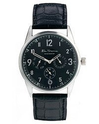 Ben Sherman Black Leather Watch Bs051