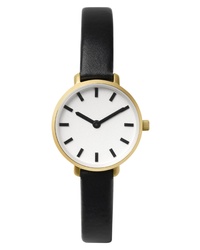 Breda Beverly Round Leather Watch