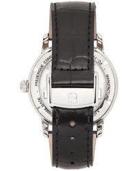 Frederique Constant Black Silver Classic Moonphase Watch
