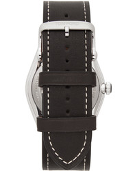 Tom Ford Black Silver Leather 002 Watch