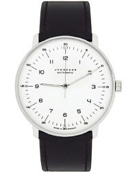Junghans Black Silver Max Bill Automatic Watch