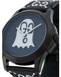 Gucci Black White Ghost G Timeless Watch