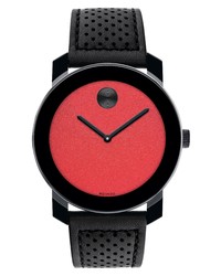 Movado Bold Tr90 Leather Watch