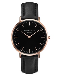 ROSEFIELD Bowery Leather Watch