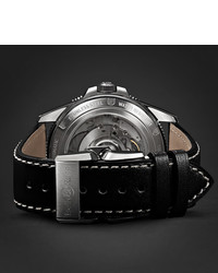 Bell & Ross Br V2 92 Automatic 41mm Stainless Steel And Leather Watch Ref No Brv292 Bl Stsca