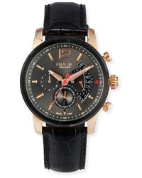 Breil Milano Breil Miglia Chronograph Watch With Leather Strap