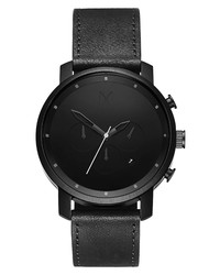 MVMT Chrono Chronograph Leather Watch