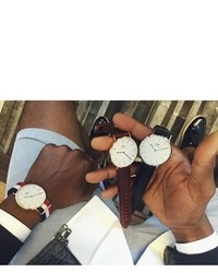 Daniel Wellington Classic Sheffield Leather Strap Watch 40mm Black Rose Gold