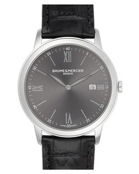 Baume & Mercier Classima Leather Strap Watch