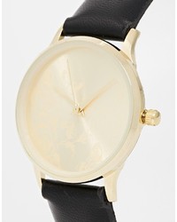 Asos Collection Etched Large Face Watch