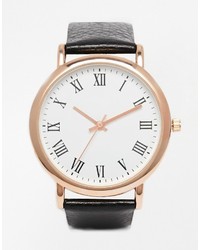 Asos Collection Premium Leather Watch